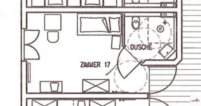Grundriss Apartment 17 Erdgeschosswohnung Erlangen