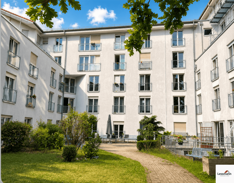 Gartenansicht Erdgeschosswohnung Erlangen