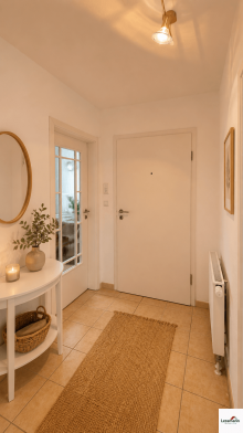 Flur Verkauft - Gro�e 3-Zimmer Eigentumswohnung mit Balkon und Blick ins Gr�ne