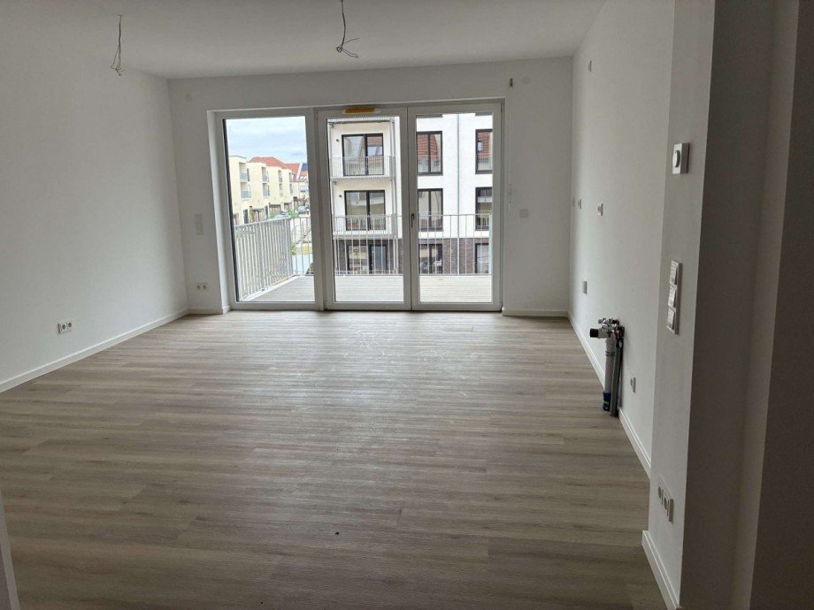 Wohnbereich mit EBK Etagenwohnung Bamberg