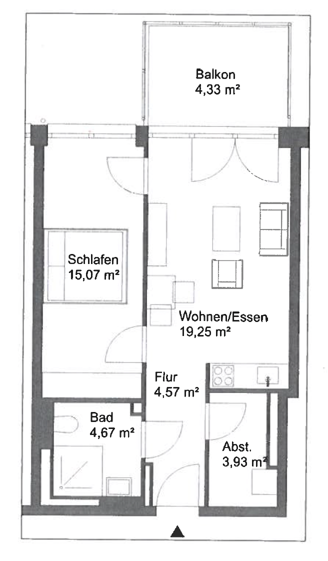 Grundriss Etagenwohnung Bamberg