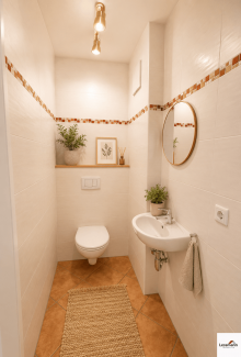G�ste WC Verkauft - Gro�e 3-Zimmer Eigentumswohnung mit Balkon und Blick ins Gr�ne