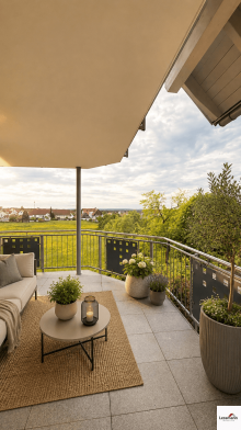 Balkon Verkauft - Gro�e 3-Zimmer Eigentumswohnung mit Balkon und Blick ins Gr�ne