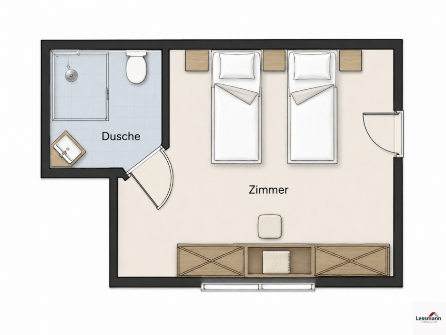 Grundriss WE 10 Erdgeschosswohnung Erlangen