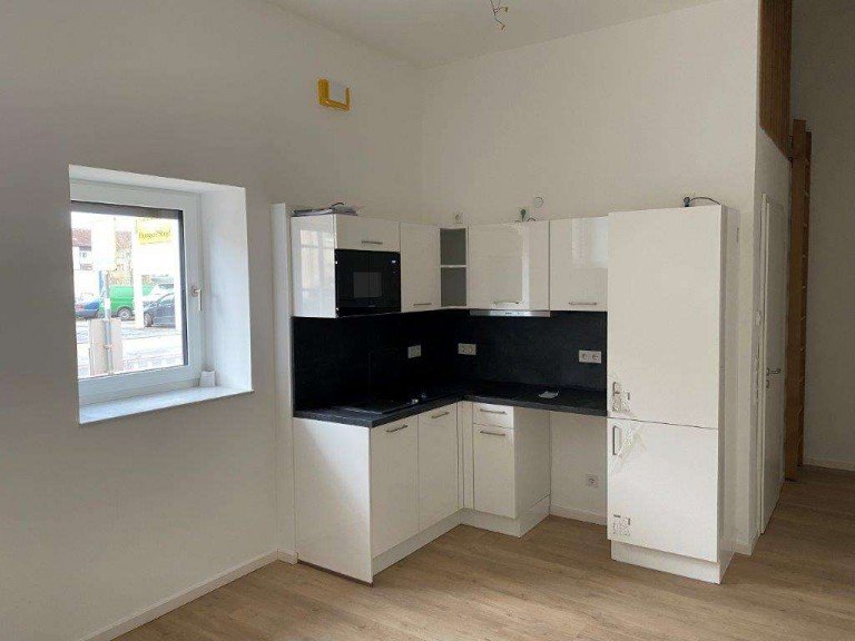Einbauk�che Bamberg Erdgeschosswohnung Wundersch�ne helle 1-Zimmer Wohnung mit EBK und Tageslichtbad