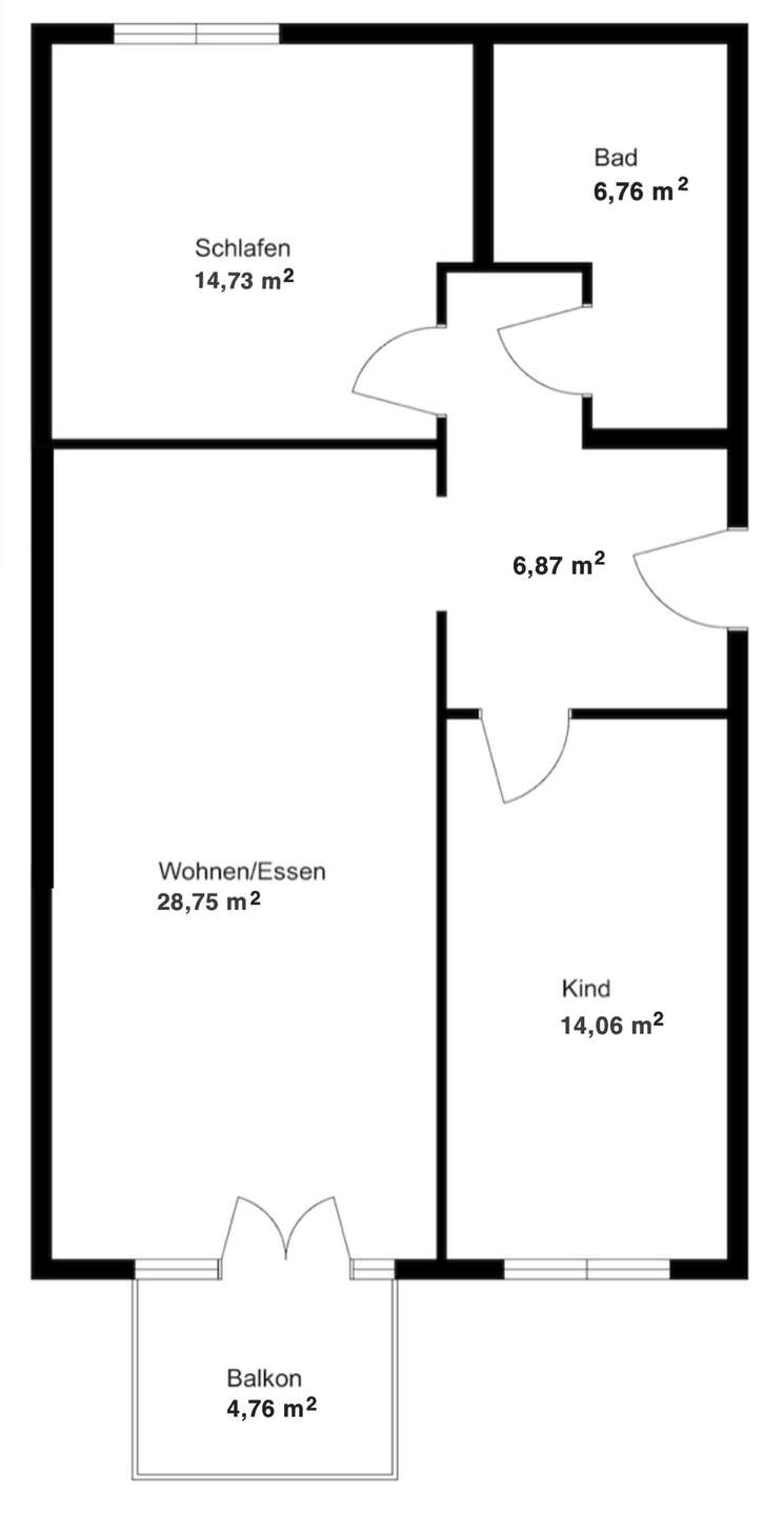 Grundriss Etagenwohnung Bamberg