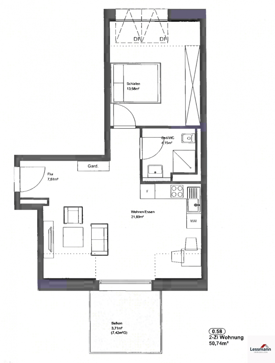 Grundriss Etagenwohnung Bamberg