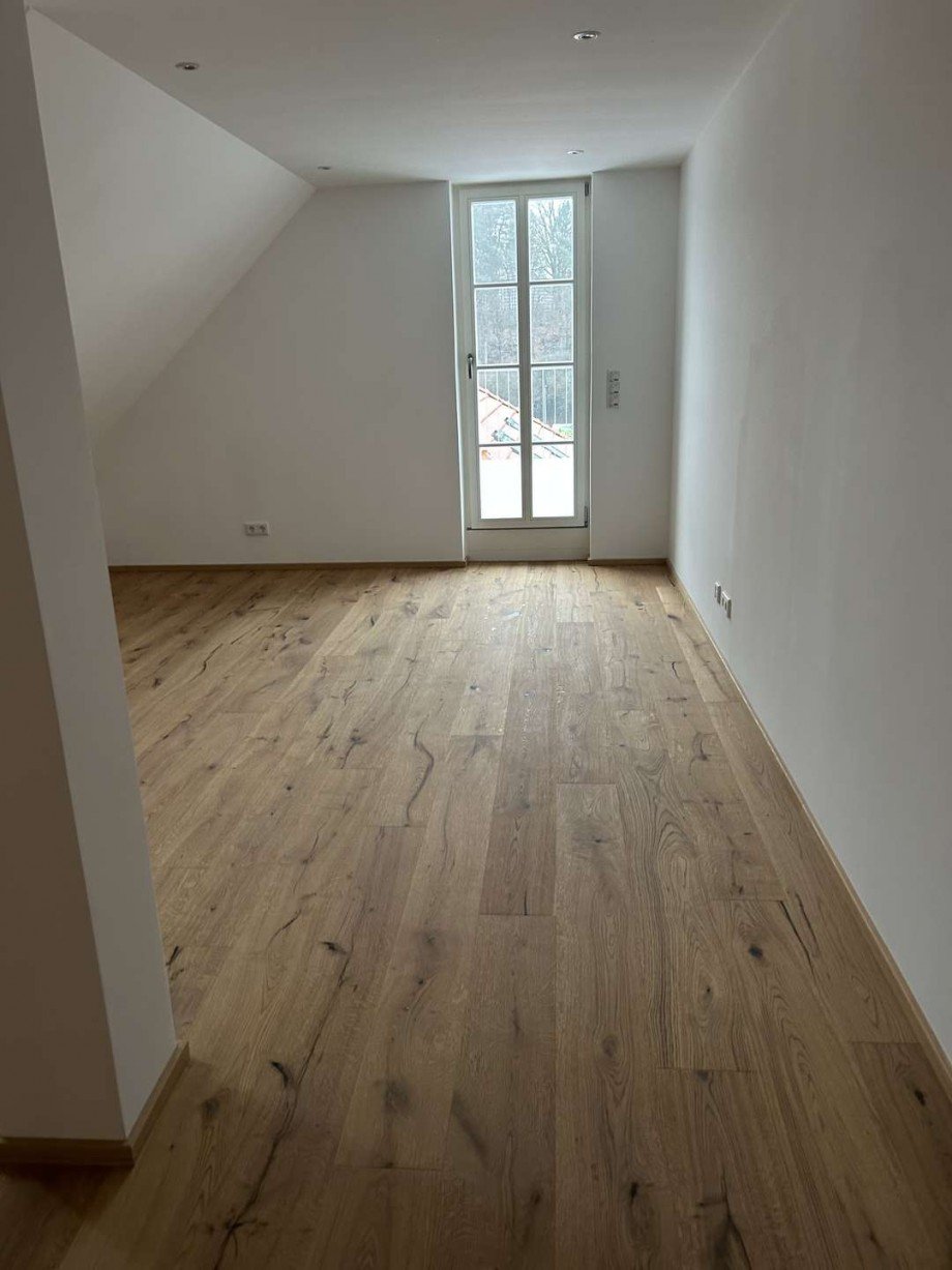 Wohnzimmer Dachgeschosswohnung R�ckersdorf