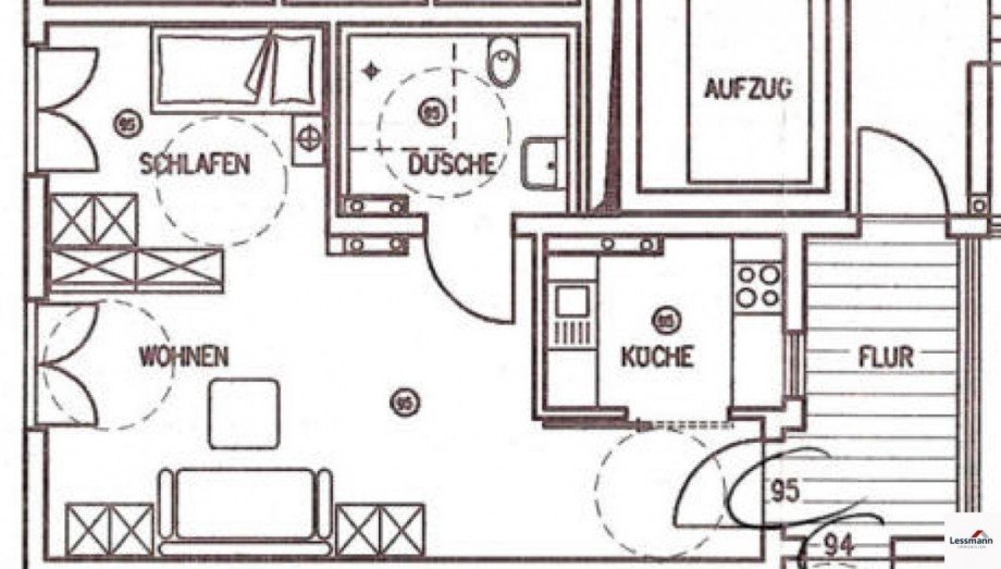 Grundriss Wohnung Erlangen