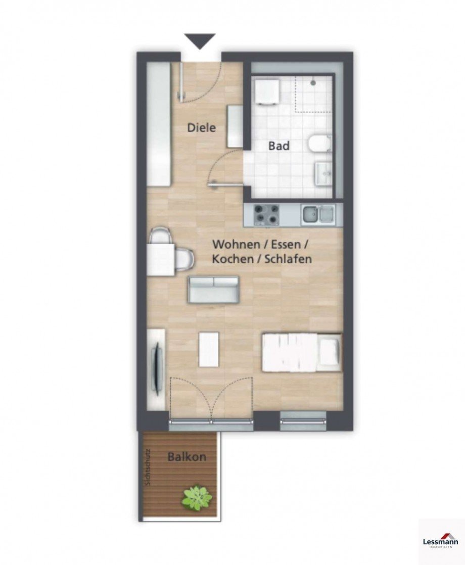 Grundriss Etagenwohnung Bamberg
