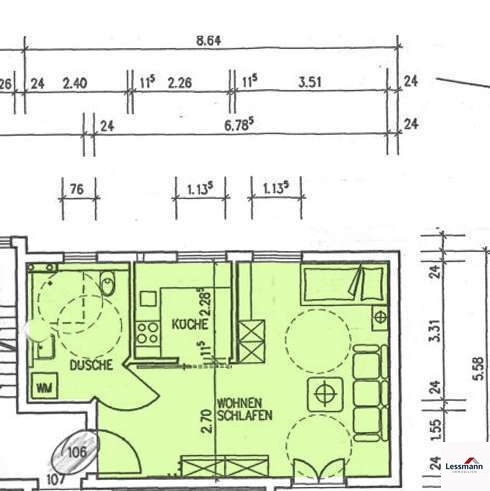Grundriss Etagenwohnung Erlangen