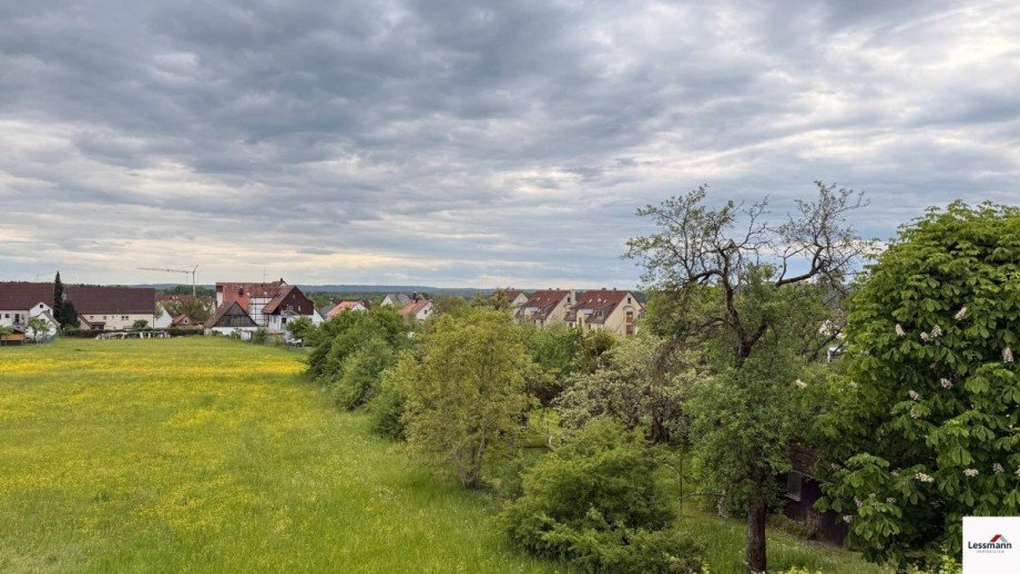 Aussicht Balkon Etagenwohnung Leinburg