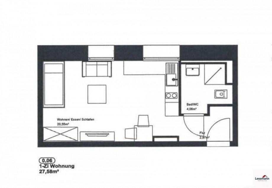 Grundriss Erdgeschosswohnung Bamberg