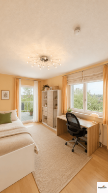 Arbeitszimmer Verkauft - Gro�e 3-Zimmer Eigentumswohnung mit Balkon und Blick ins Gr�ne