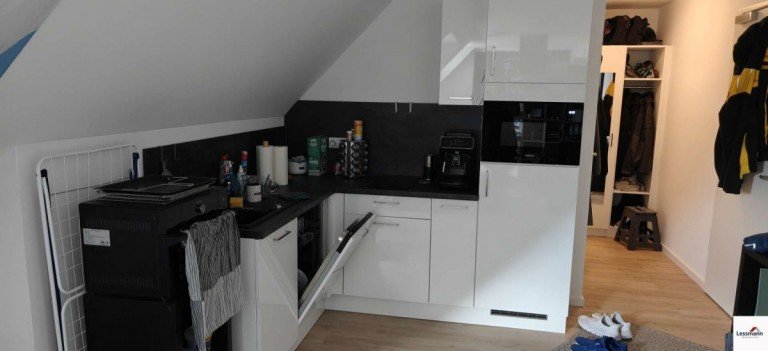 Einbauk�che Bamberg Etagenwohnung *NEUBAU* Moderne m�blierte 1-Zimmer Wohnung mit Einbauk�che